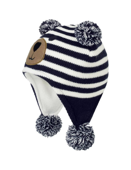 Gorro de invierno para bebé Century Star forrado polar 0-12 meses Gorro de invierno para bebé Century Star forrado polar 0-12 meses