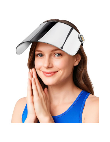 Sombrero de Visera UV Ajustable para Mujeres - Protección Solar