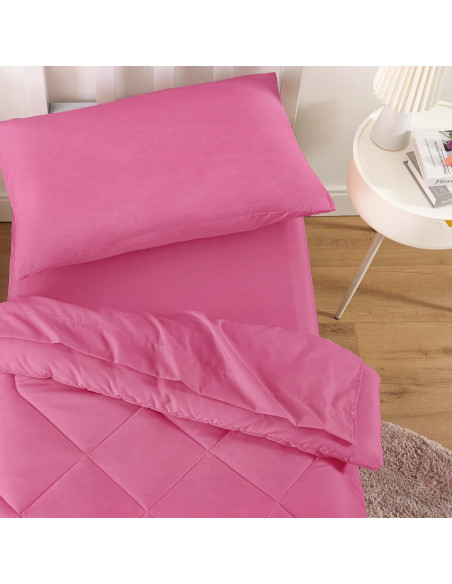 Juego de Ropa de Cama para Niños Despertar En Nubes 4 Piezas Rosa Juego de Ropa de Cama para Niños Despertar En Nubes 4 Piezas Rosa
