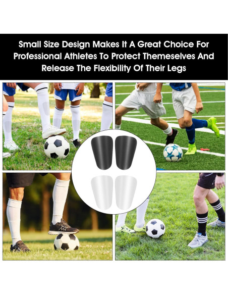 Espinilleras de Fútbol Ymapinc Ultra Livianas Negro y Blanco Espinilleras de Fútbol Ymapinc Ultra Livianas Negro y Blanco