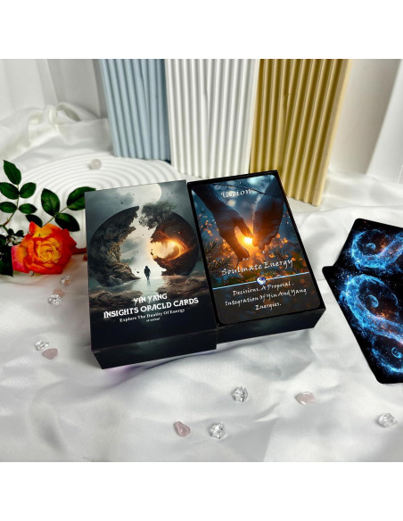 Baraja de Cartas Oráculo Yin Yang Pailing - 68 Cartas Espirituales Baraja de Cartas Oráculo Yin Yang Pailing - 68 Cartas Espirituales