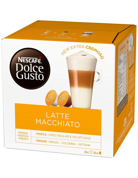 Cápsulas Nescafé Dolce Gusto 48 Unidades: Latte, Cappuccino, Au Lait Cápsulas Nescafé Dolce Gusto 48 Unidades: Latte, Cappuccino, Au Lait