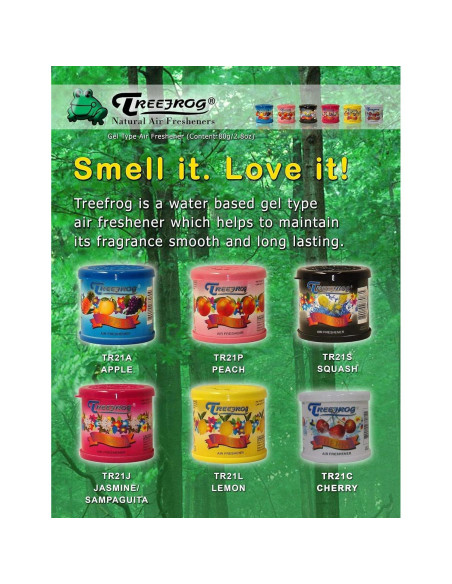 Ambientador de Coche Treefrog TR21S - Aroma Calabaza 24 Latas Ambientador de Coche Treefrog TR21S - Aroma Calabaza 24 Latas