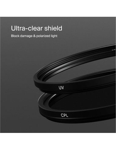 Kit de Filtros de Lente Urth 86mm UV y Polarizador CPL