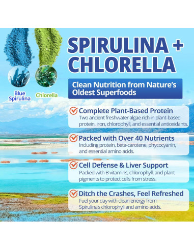 Gomitas de Espirulina y Chlorella LILICARE 60 Unidades Veganas