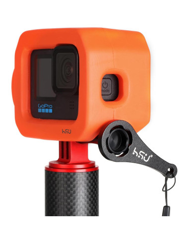 Conjunto Montaje Dual Twin Aluminio HSU para GoPro Hero 4-13