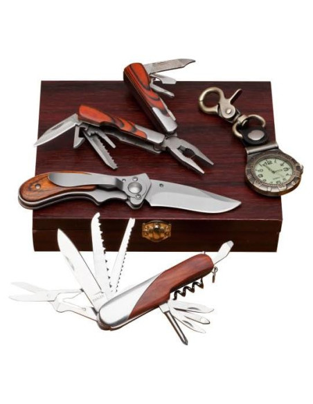 Juego de Regalo Multiherramienta Kings County Tools 5 Piezas Juego de Regalo Multiherramienta Kings County Tools 5 Piezas