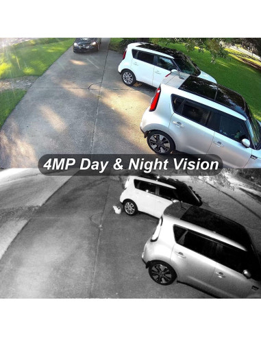 Cámara de Seguridad IP PoE 4MP Anpviz con Micrófono 20m IR