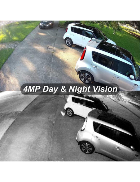 Cámara de Seguridad IP PoE 4MP Anpviz con Micrófono 20m IR Cámara de Seguridad IP PoE 4MP Anpviz con Micrófono 20m IR