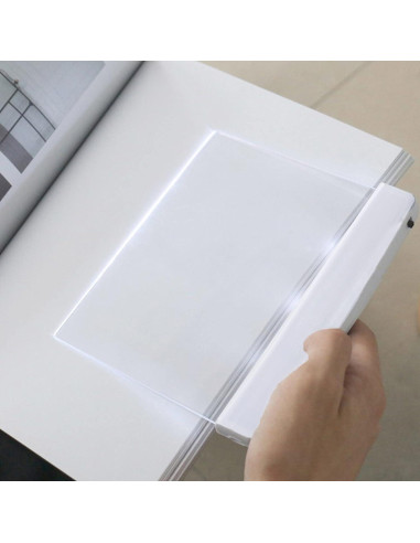 Luz de libro LED Metionc para lectura nocturna - Blanca
