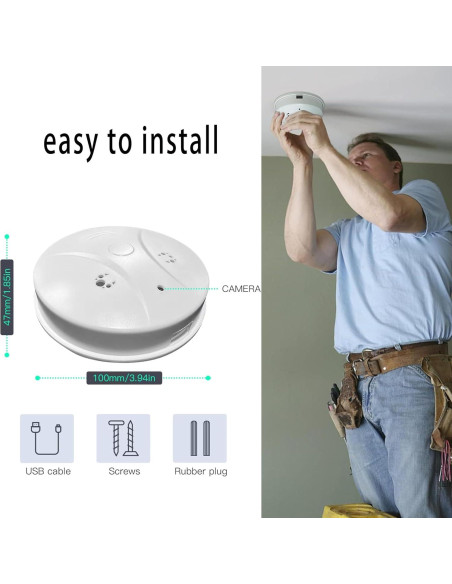 Cámara Oculta WiFi ZHOLIRNI T1 con Detección de Movimiento 1080p Cámara Oculta WiFi ZHOLIRNI T1 con Detección de Movimiento 1080p
