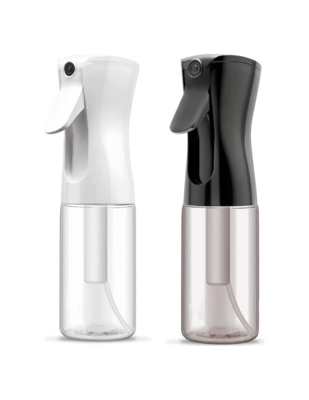 Botella de Spray Continua ELEMSY 200 ml - 2 Unidades, Nebulización Ultra Fina Botella de Spray Continua ELEMSY 200 ml - 2 Unidades, Nebulización Ultra Fina