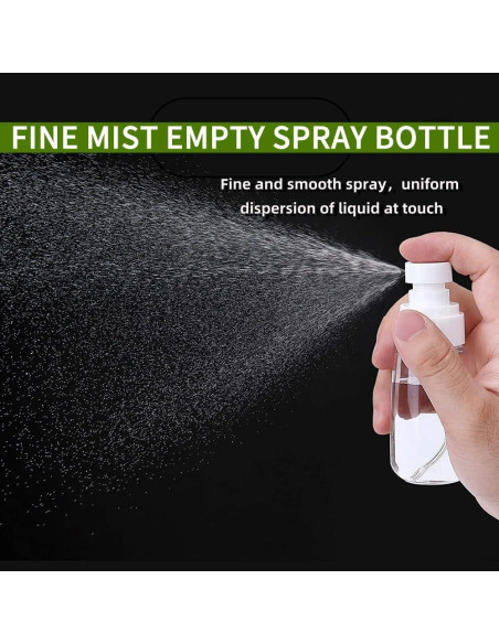 Botella Spray Neblina Fina TOSERSPBE 60ml - 2PCS Botella Spray Neblina Fina TOSERSPBE 60ml - 2PCS