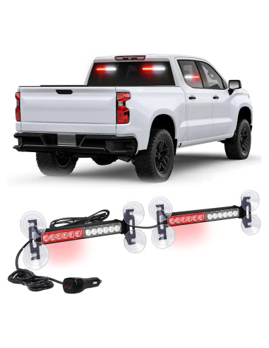 Luces de Emergencia Estroboscópicas XRIDONSEN 24 LED 27.2 cm