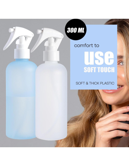 Botellas de Spray VEXPLO 300ML 2 Piezas Neblina Ajustable Botellas de Spray VEXPLO 300ML 2 Piezas Neblina Ajustable