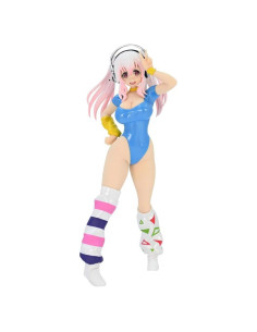 Figura Super Sonico Re-Run Azul 80s Furyu 11.99 cm