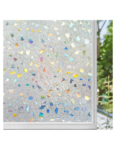 Película de Privacidad NINETREX 44.5x200 cm Vinilo 3D Grava