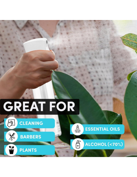 Botella Spray Hula Home 300ml - Niebla Fina Continua - Blanco Botella Spray Hula Home 300ml - Niebla Fina Continua - Blanco