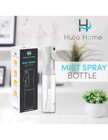 Botella Spray Hula Home 300ml - Niebla Fina Continua - Blanco Botella Spray Hula Home 300ml - Niebla Fina Continua - Blanco