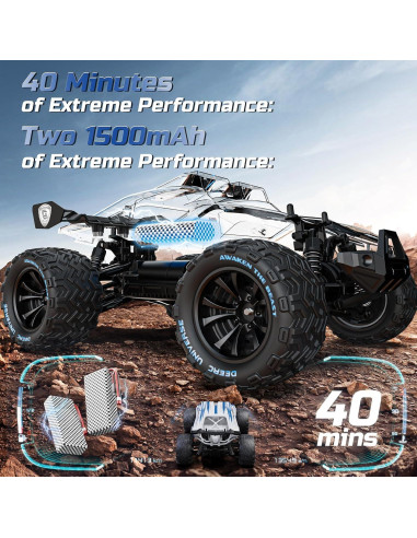 Coche RC Todo Terreno DEERC US-9003E 4WD 40KPH 0.99kg