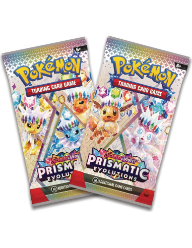 Mini Lata Pokémon TCG Escarlata y Púrpura Flareon - 2 Paquetes