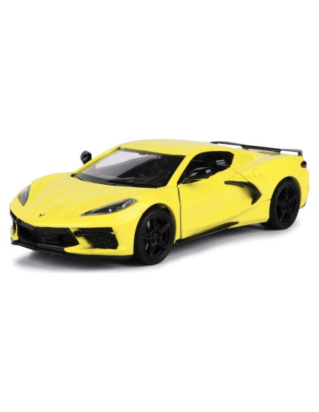 Coche Diecast 1/24 Motor Max Corvette C8 Stingray Amarillo 2020 Coche Diecast 1/24 Motor Max Corvette C8 Stingray Amarillo 2020