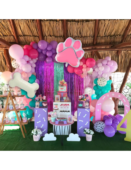 Decoraciones de Cumpleaños Patruya de Cachorros Rosa - 2 Paquetes Decoraciones de Cumpleaños Patruya de Cachorros Rosa - 2 Paquetes