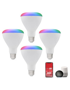 Bombilla LED Inteligente Wi-Fi UltraPro BR30 4 Unidades RGB
