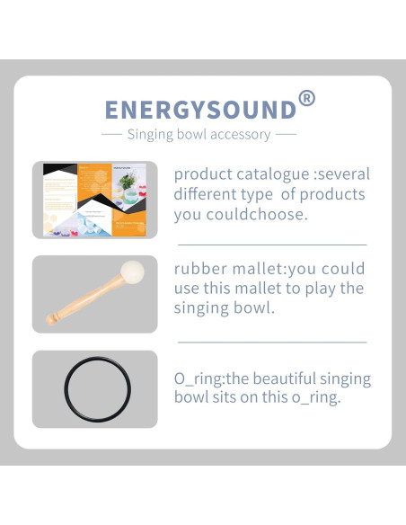Cuenco Cantante de Cristal ENERGYSOUND 432Hz 18cm Mate Cuenco Cantante de Cristal ENERGYSOUND 432Hz 18cm Mate