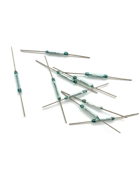 10 Interruptores Reed N/O SPST XYwsh 10W 100VDC 2x14mm 10 Interruptores Reed N/O SPST XYwsh 10W 100VDC 2x14mm