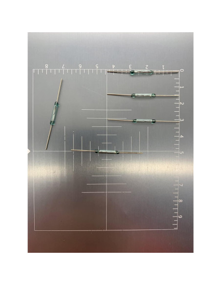 10 Interruptores Reed N/O SPST XYwsh 10W 100VDC 2x14mm 10 Interruptores Reed N/O SPST XYwsh 10W 100VDC 2x14mm