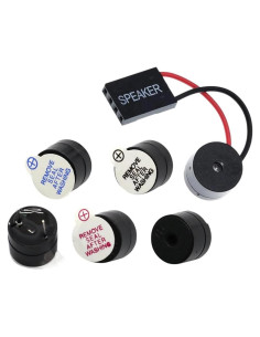 Zumbador Activo Magnético 3V 5V 12V FIENWINERINS 10 Pcs