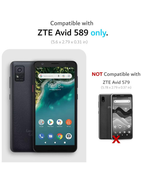Funda TUDIA DualShield para ZTE Avid 589 - Azul Índigo Funda TUDIA DualShield para ZTE Avid 589 - Azul Índigo