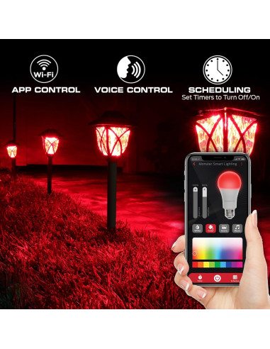 Luces de Camino LED Monster Smart RGB+IC+WW IP44 - Control Voz