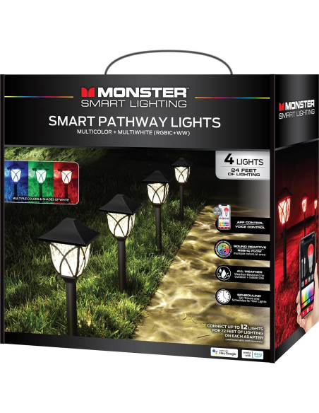 Luces de Camino LED Monster Smart RGB+IC+WW IP44 - Control Voz Luces de Camino LED Monster Smart RGB+IC+WW IP44 - Control Voz