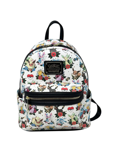 Bolso de Hombro Loungefly Pokémon Eeveelutions 22.86x26.67 cm Bolso de Hombro Loungefly Pokémon Eeveelutions 22.86x26.67 cm