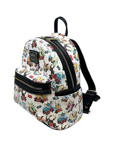 Bolso de Hombro Loungefly Pokémon Eeveelutions 22.86x26.67 cm