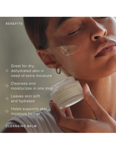 Bálsamo Limpiador Facial Oak Essentials 150 g - Desmaquillante Suave