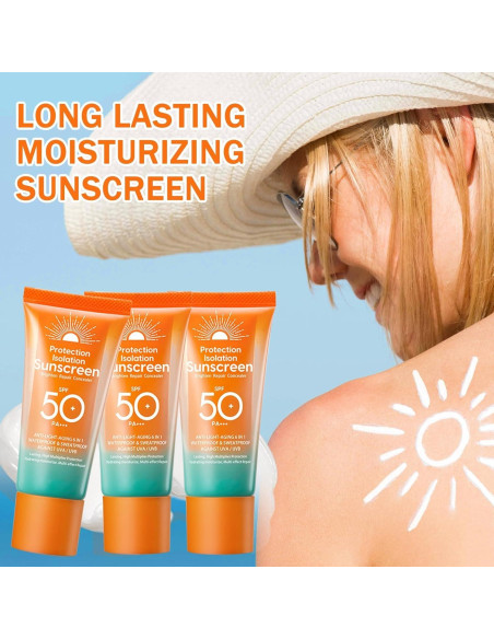 Crema Hidratante Solar LingHaoLH SPF 50+ 49.87 g Viaje Crema Hidratante Solar LingHaoLH SPF 50+ 49.87 g Viaje