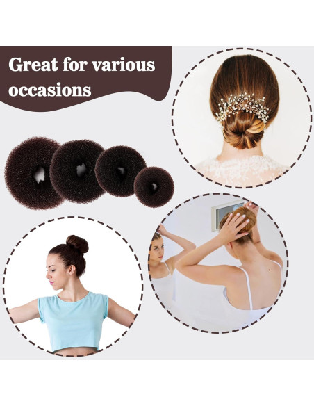 Kit de Fabricación de Moños MAQIHAN - 7 Piezas con Clips Kit de Fabricación de Moños MAQIHAN - 7 Piezas con Clips