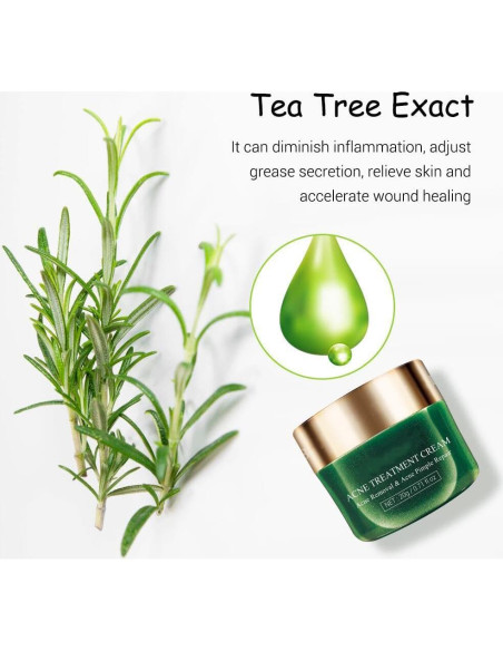 Crema Hidratante Facial Árbol de Té 20.9 ml - Piel Grasa Crema Hidratante Facial Árbol de Té 20.9 ml - Piel Grasa