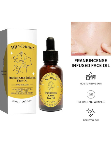 Aceite Facial Antienvejecimiento GHTPJ 30 ml con Incienso y Jojoba Aceite Facial Antienvejecimiento GHTPJ 30 ml con Incienso y Jojoba