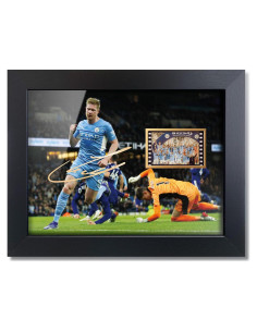 Póster Enmarcado Kevin De Bruyne 20x15 cm - Regalo Fútbol
