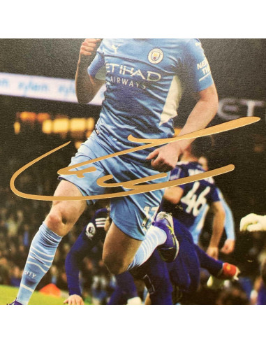 Póster Enmarcado Kevin De Bruyne 20x15 cm - Regalo Fútbol