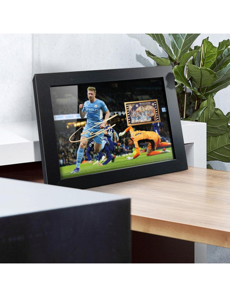 Póster Enmarcado Kevin De Bruyne 20x15 cm - Regalo Fútbol Póster Enmarcado Kevin De Bruyne 20x15 cm - Regalo Fútbol