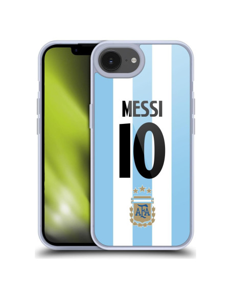 Funda de Gel Grado Militar AFA Lionel Messi para iPhone 16e Funda de Gel Grado Militar AFA Lionel Messi para iPhone 16e