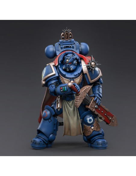 Figura de Acción Capitán Ultramarines JOYTOY 1/18 con Rifle Figura de Acción Capitán Ultramarines JOYTOY 1/18 con Rifle