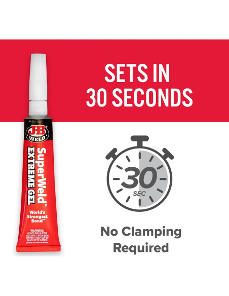 Pegamento SuperWeld Extreme J-B Weld 15g - Resistente y Rápido Pegamento SuperWeld Extreme J-B Weld 15g - Resistente y Rápido