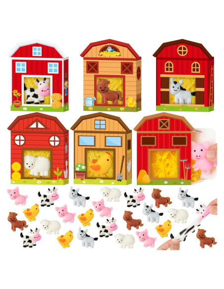 24 Juguetes Squishy Animales de Granja CY2SIDE con Caja Regalo 24 Juguetes Squishy Animales de Granja CY2SIDE con Caja Regalo