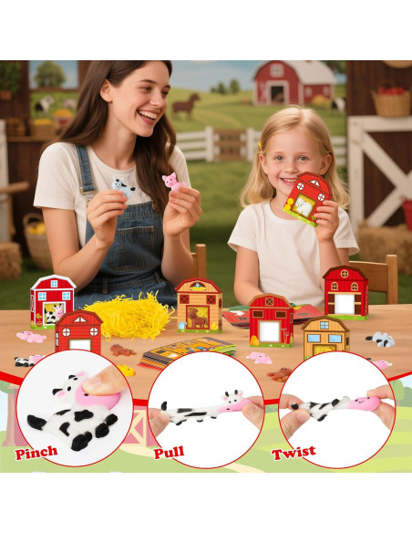 24 Juguetes Squishy Animales de Granja CY2SIDE con Caja Regalo 24 Juguetes Squishy Animales de Granja CY2SIDE con Caja Regalo